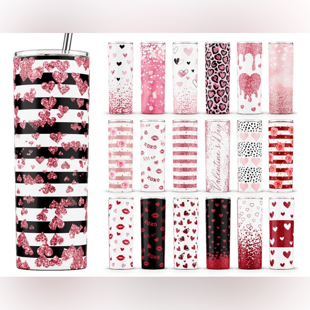20oz valentines tumblers